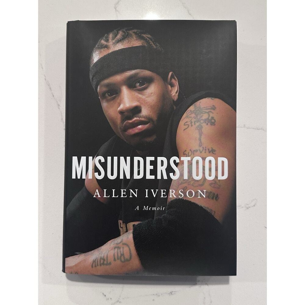 Allen Iverson 76ers Autographed Signed Memoir Book Misunderstood AUTO #3